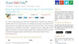 Repairing OneDrive “Next-Gen” Sign-in Loop of Doom on Windows 10 ...