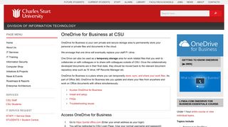 OneDrive for Business at CSU - Division of Information Technology