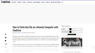 How to Fetch Any File on a Remote Computer with OneDrive