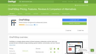 OneFitStop Pricing, Features, Reviews & Comparison of Alternatives ...