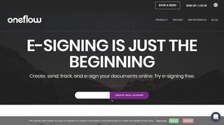 Oneflow: E-sign documents online with e-contracts