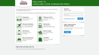 OneGuard Home Warranties Perks