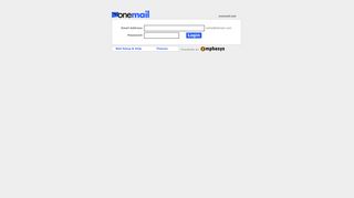 onemail.net : Secure Webmail Log In
