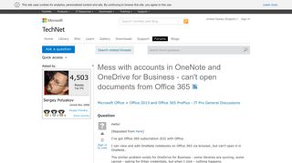 Mess with accounts in OneNote and OneDrive for Business - can't ...