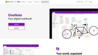 OneNote, digital note taking app - Office - Microsoft Office - Office 365