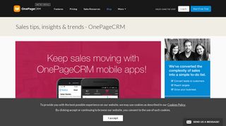 Sales tips, insights & trends - OnePageCRM