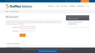 Partner login - OnePlace Solutions