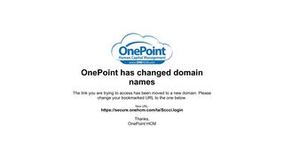 Login - OnePoint HCM