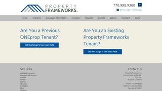 Tenant Portal - Property Frameworks