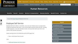 Employee Self-Service – Human Resources