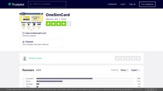 OneSimCard Reviews | Read Customer Service Reviews of www ...