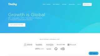 OneSky: Localization Platform & Translation Service