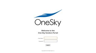 One Sky Vendors Portal