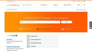ONESOURCE Property Tax - Thomson Reuters Tax & Accounting