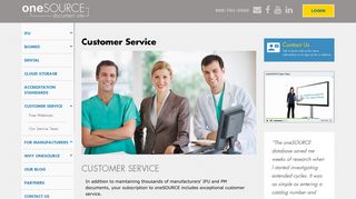 Customer Service - OneSource Docs