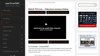Watch TVJ Live From Jamaica -- TV Jamaica Live Stream | wTVPC