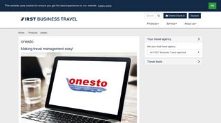 onesto - FIRST Business Travel