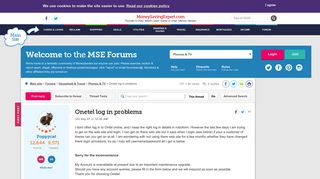 Onetel log in problems - MoneySavingExpert.com Forums