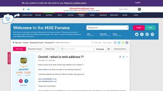 Onetel -what is web address ?? - MoneySavingExpert.com Forums