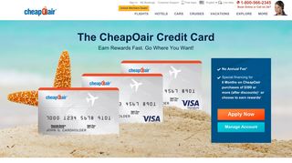 CheapOair Credit Card - Swipe, Earn, Fly With Your New Card!