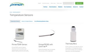 Wireless Temperature Sensors – Primex Wireless