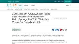 300 Miles On A Onewheel? Team Sets Record With Ride From Palm ...
