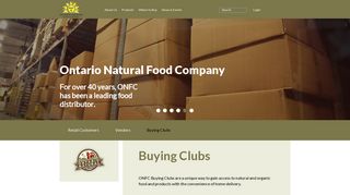 Buying Clubs | Ontario Natural Food Company