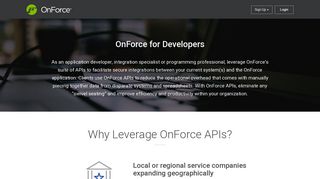For Developers - OnForce