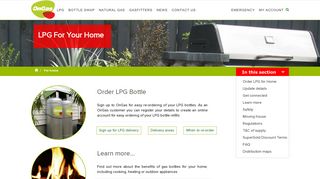 Order LPG Gas Bottles For Your Home - OnGas