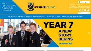 St Pauls College | Catholic school for boys from Reception t