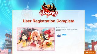 Onigiri - Official Website | Registration Complete