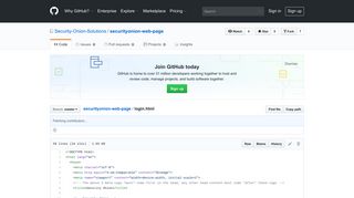 securityonion-web-page/login.html at master · Security-Onion ... - GitHub