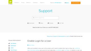Enable Login for a User | Jive Resource Center