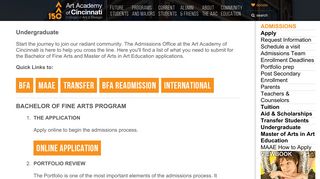 How to Apply to the Art Academy of Cincinnati