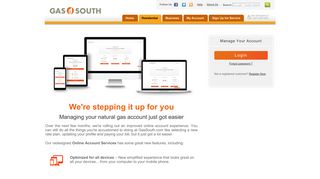 Online Account Services For Gas South Online Billing