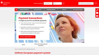 Payment transactions - A single account for ... - Sparkasse Düren