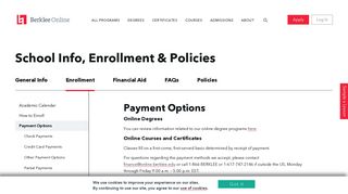 Payment Options - Berklee Online
