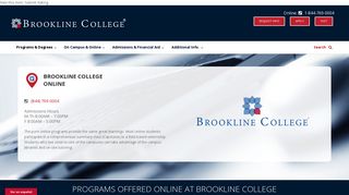 Online College Programs & Online Degrees - Brookline College