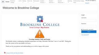 Welcome to Brookline College