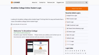 Brookline College Online Student Login