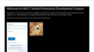NAIC's Virtual Professional Development Campus!