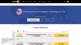 Online Casino Bonuses - Canadian Casino Sign Up Offers 2019