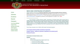 UPOU - Office of the University Registrar