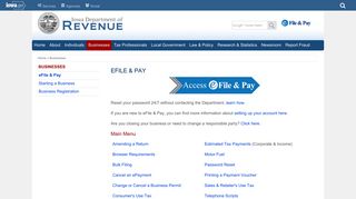 eFile & Pay | Iowa Department of Revenue