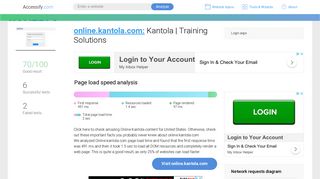 Access online.kantola.com. Kantola | Training Solutions