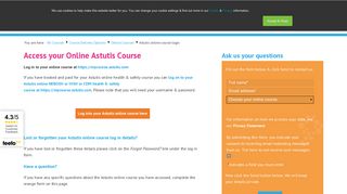 Astutis Online Course Login - Access Your Course Here