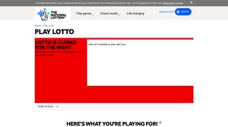 Play Lotto | Games | The National Lottery
