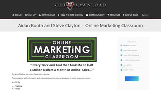 Aidan Booth and Steve Clayton – Online Marketing Classroom ...