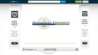 Our Mission Statement Midwestern University's historical and ...