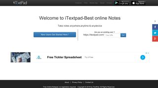 Free Online Notepad | no login needed